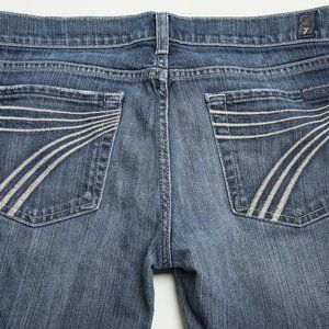 7 For All Mankind Women's Jeans 29x31 Dojo Blue Me